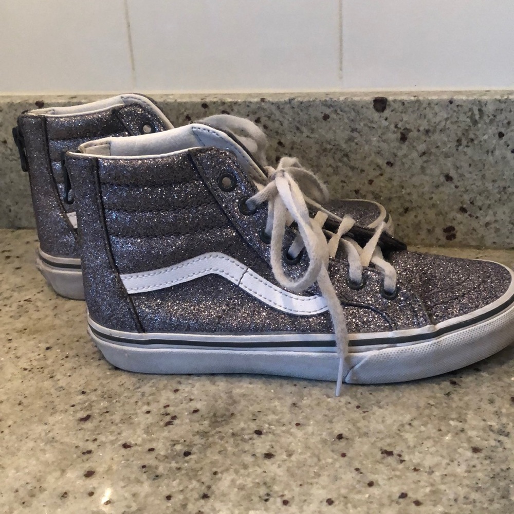Vans! Still so much style! Amazing stylish sparkle high tops